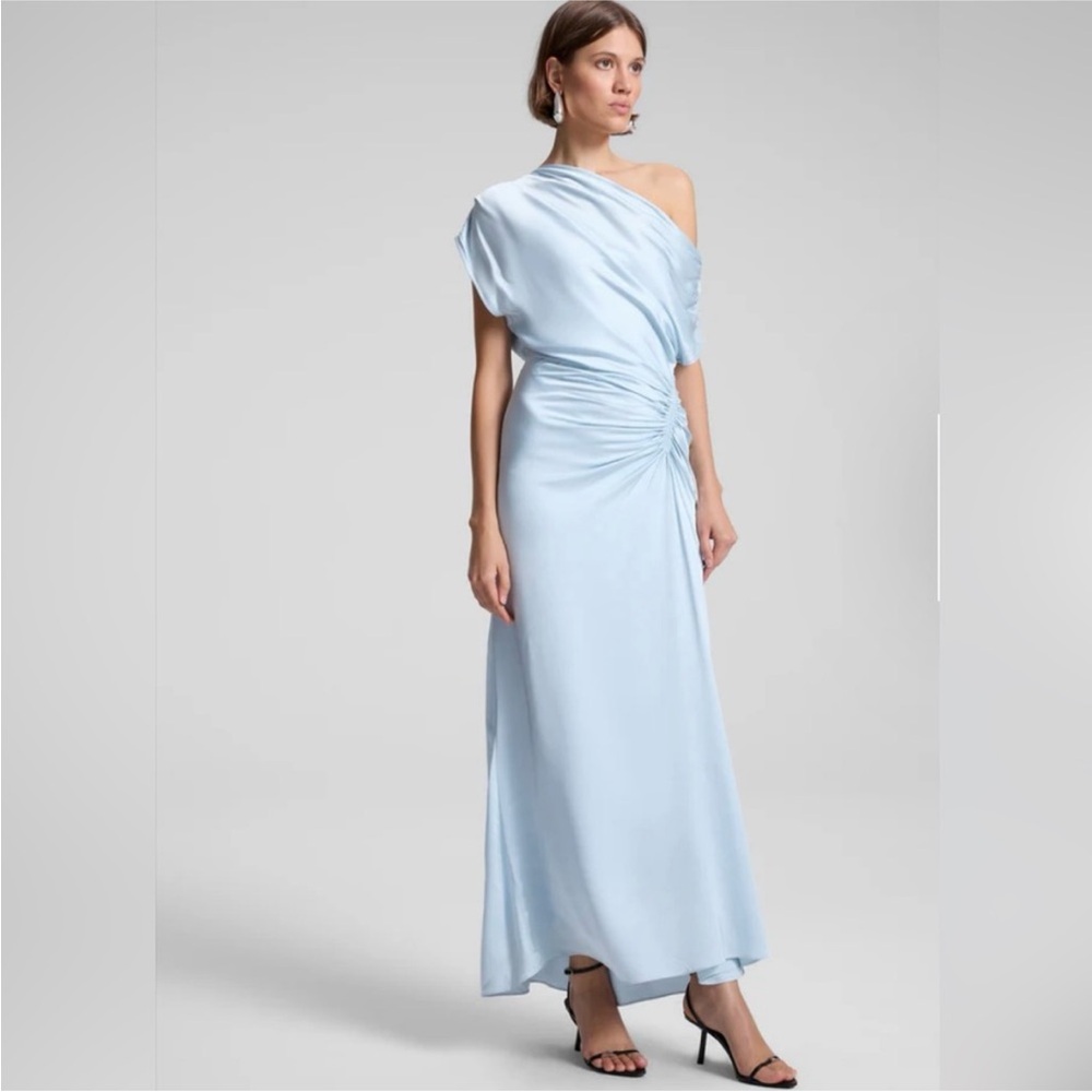 ALC Satin Maxi Penny Dress